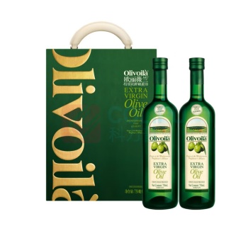 欧丽薇兰 Olivoila 食用油橄榄油 特级初榨 750ml*2