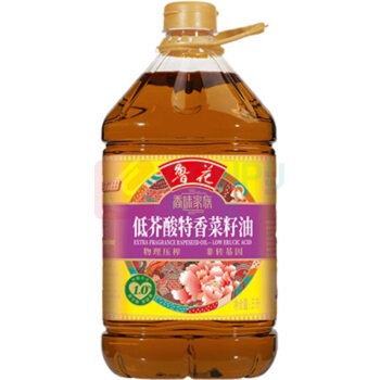 鲁花 香味家族低芥酸特香菜籽油 5L