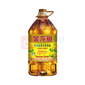 金龙鱼 低芥酸特香菜籽油 5L*4 新老包装随机发货
