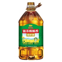 金龙鱼 低芥酸压榨一级原香菜籽油 4L