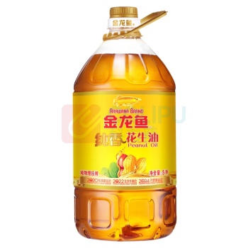 金龙鱼 压榨一级纯香花生油 / 5L/桶