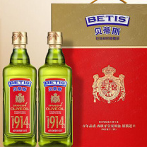 贝蒂斯 BETIS 特级初榨橄榄油瓶装 500ml*2/盒