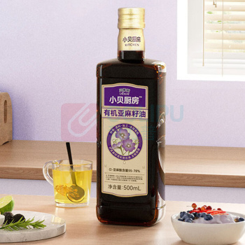 贝蒂斯 BETIS 小贝厨房有机亚麻籽油 500ml*2/盒