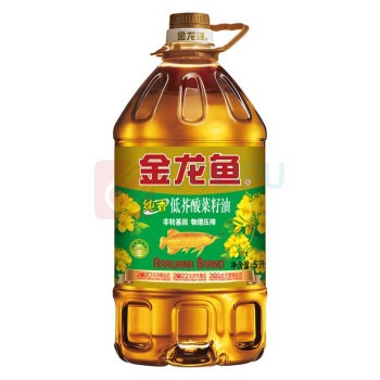 金龙鱼 纯香低芥酸菜籽油 5L (非转基因)