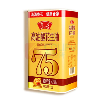 鲁花 高油酸花生油 2.5L