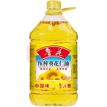 鲁花 压榨葵花仁油 5L/桶