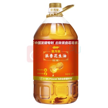 金龙鱼 压榨浓香花生油 5L/桶