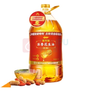 金龙鱼 压榨浓香花生油 5L/桶