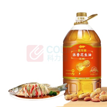 金龙鱼 压榨浓香花生油 5L/桶