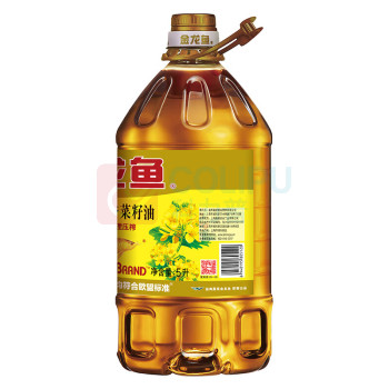 金龙鱼 低芥酸特香菜籽油 5L/桶 (非转基因)