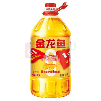 金龙鱼 黄金比例食用调和油 5L/桶 (非转基因)