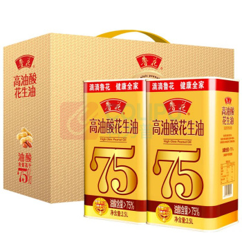 鲁花 花生油 礼盒 2.5L*2
