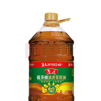 鲁花 低芥酸浓香菜籽油 6.18L/桶 (非转基因)