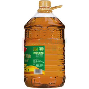 鲁花 低芥酸浓香菜籽油 6.18L/桶 (非转基因)