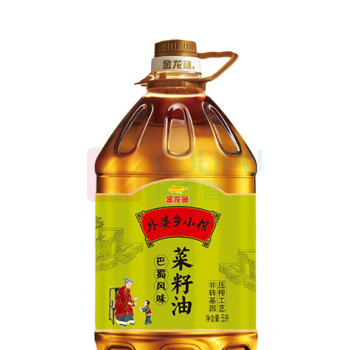 金龙鱼 外婆乡小榨巴蜀风味菜籽油 5L/桶 (非转基因)