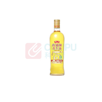 鲁花 5S物理压榨高油酸花生油 750ml/瓶