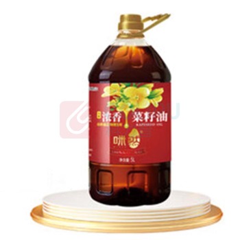 咪然 小榨浓香菜籽油 5L