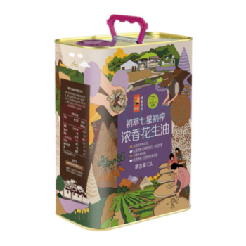 初萃 CHUCUI 3L七星 初榨浓香花生油