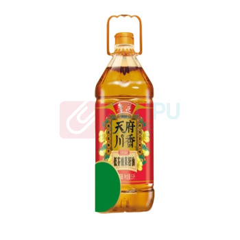 鲁花 天府川香低芥酸菜籽油 5.0L
