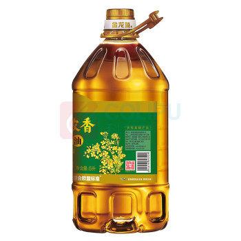 金龙鱼 压榨浓香菜籽油 5L (非转基因)