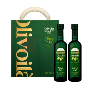 欧丽薇兰 Olivoila 纯正橄榄油 500ml*2瓶/盒
