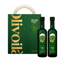 欧丽薇兰 Olivoila 纯正橄榄油 500ml*2瓶/盒