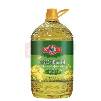 多力 MIGHTY 菜籽油 压榨低芥酸 5L