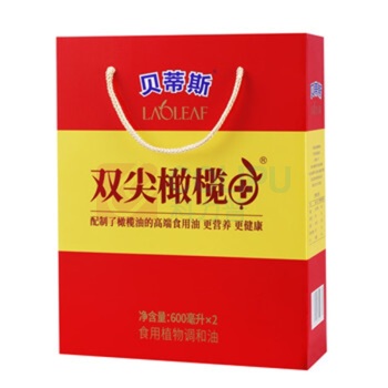 贝蒂斯 BETIS 葵花橄榄调和油 600ML*2礼盒
