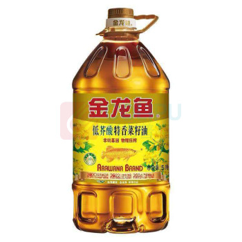 金龙鱼 粮油组合套餐 LB-2 【金龙鱼低芥酸特香菜籽油 5L/桶+香满园莲花香米5kg/袋】