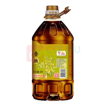 金龙鱼 压榨本香菜籽油 4L/桶