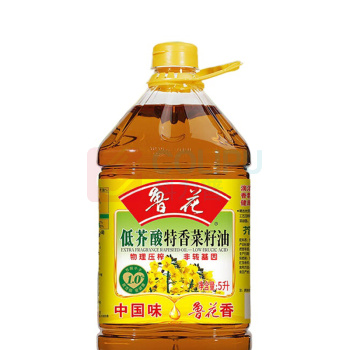 鲁花 低芥酸特香菜籽油 5L/桶