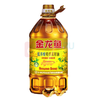 金龙鱼 低芥酸特香菜籽油 5L/桶 (非转基因)