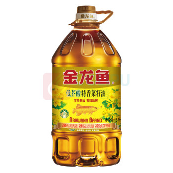 金龙鱼 低芥酸特香菜籽油 5L/桶 (非转基因)