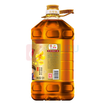 金龙鱼 外婆乡小榨菜籽油 5L/桶 (非转基因)