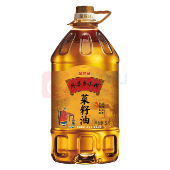 金龙鱼 外婆乡小榨菜籽油 5L/桶 (非转基因)