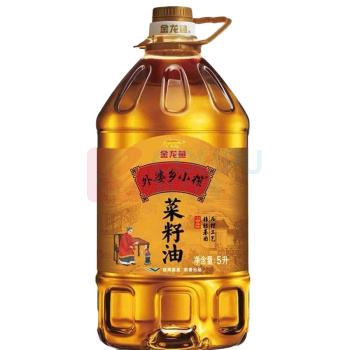 金龙鱼 外婆乡小榨菜籽油 5.0L