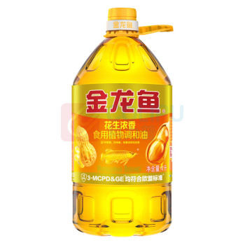 金龙鱼 花生浓香型 食用植物调和油 4L/瓶