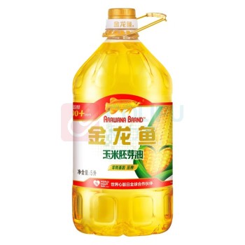 金龙鱼 压榨 玉米油 5L/桶 (非转基因)(新老包装随机发货)