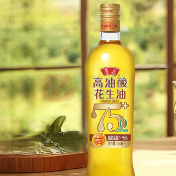鲁花 5S 物理压榨 高油酸花生油 750ml/瓶