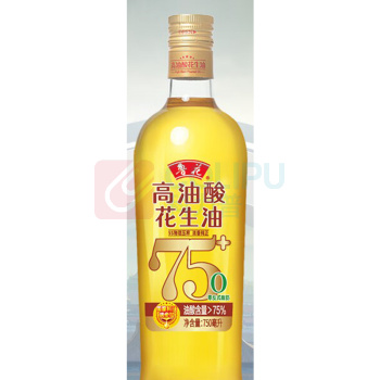 鲁花 5S 物理压榨 高油酸花生油 750ml/瓶