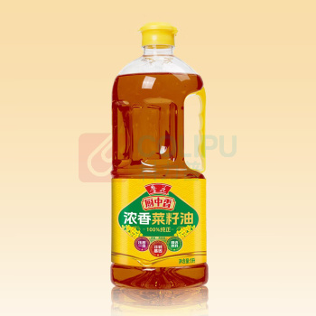 鲁花 厨中香浓香菜籽油 1L/瓶 (非转基因)