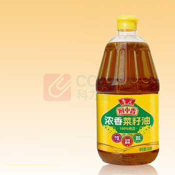 鲁花 厨中香浓香菜籽油 1.8L/桶 (非转基因)