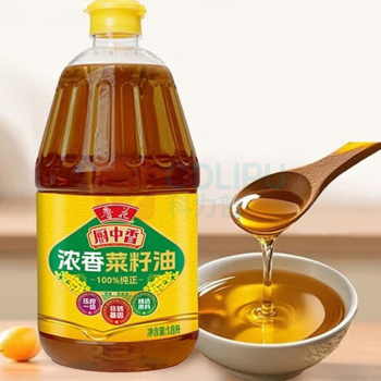 鲁花 厨中香浓香菜籽油 1.8L/桶 (非转基因)