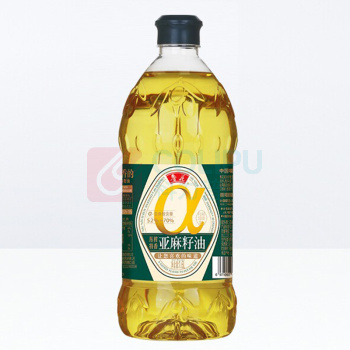 鲁花 压榨特香亚麻籽油 1.6L/瓶