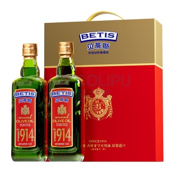 贝蒂斯 BETIS 特级初榨橄榄油 750ml*2瓶/盒