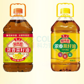 鲁花 厨中香浓香菜籽油 5L/桶 (非转基因)