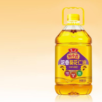 鲁花 厨中香浓香葵花仁油 4L/桶