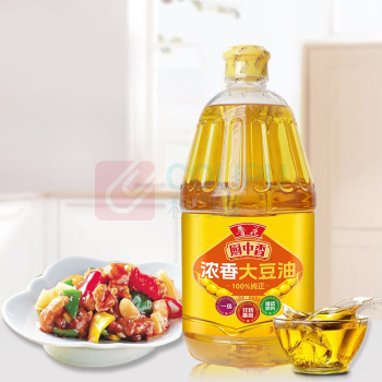 鲁花 厨中香浓香大豆油 1.8L/桶 (非转基因)