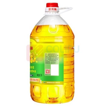 金龙鱼 臻选菜籽浓香型 食用植物调和油 5L/桶 (非转基因)
