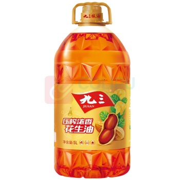 九三 JIUSAN 压榨 浓香 花生油 5L/桶